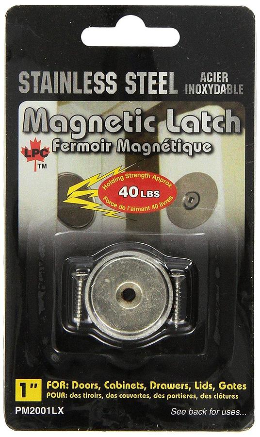 Leisure Products (PM 2001 LX 40 lbs Magnetic Cabinet Latch with Stainless Steel Housing