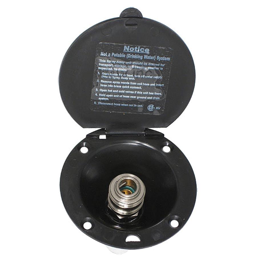 Phoenix 1208.2963 PF147006 Brass Spray Port, Black, Boxed