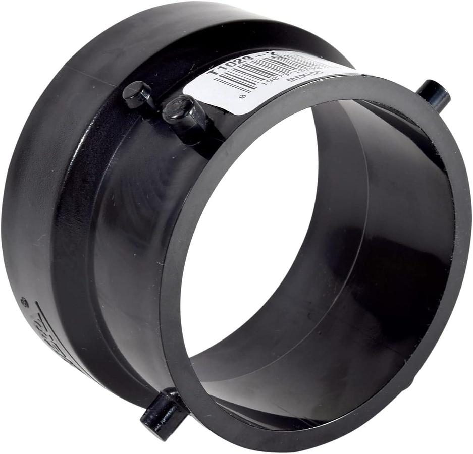 Valterra T1029-2 Termination Adapter - 3" Bayonet x 3" Hub , Black