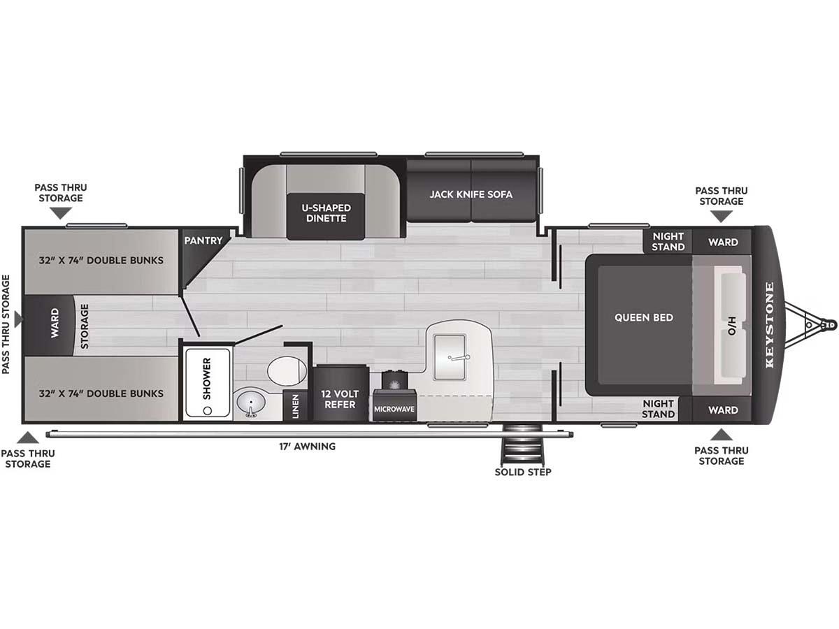 2026 Keystone RV BULLET CLASSIC 28QBC