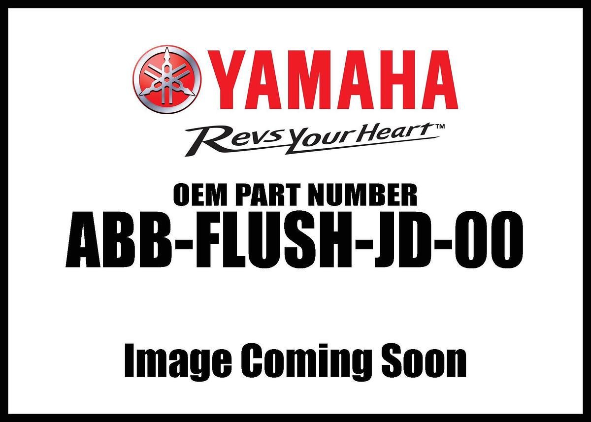 Yamaha ABB-FLUSH-JD-00 Jet Drive Flush; ABBFLUSHJD00 Made by Yamaha