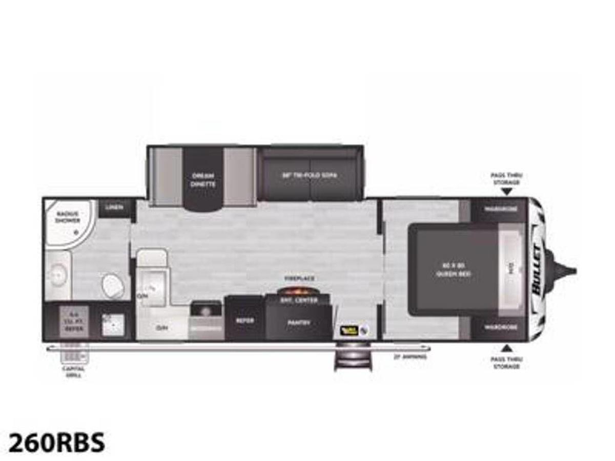 2024 Keystone RV Bullet 260RBS