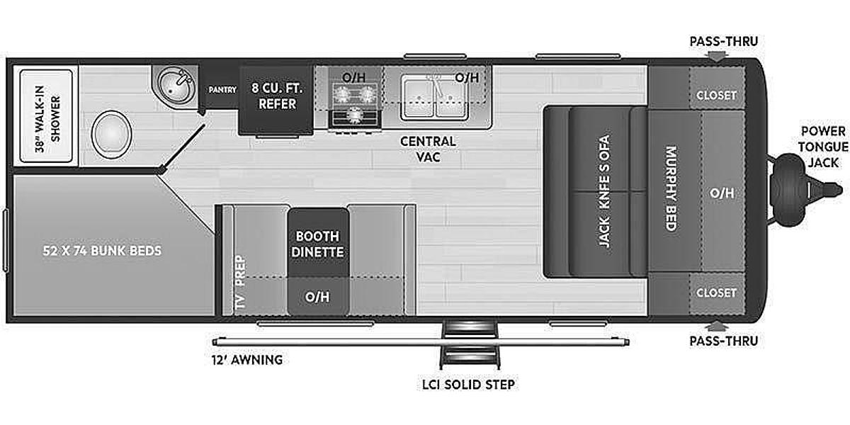 Used 2021 Keystone RV HIDEOUT 21BHWE