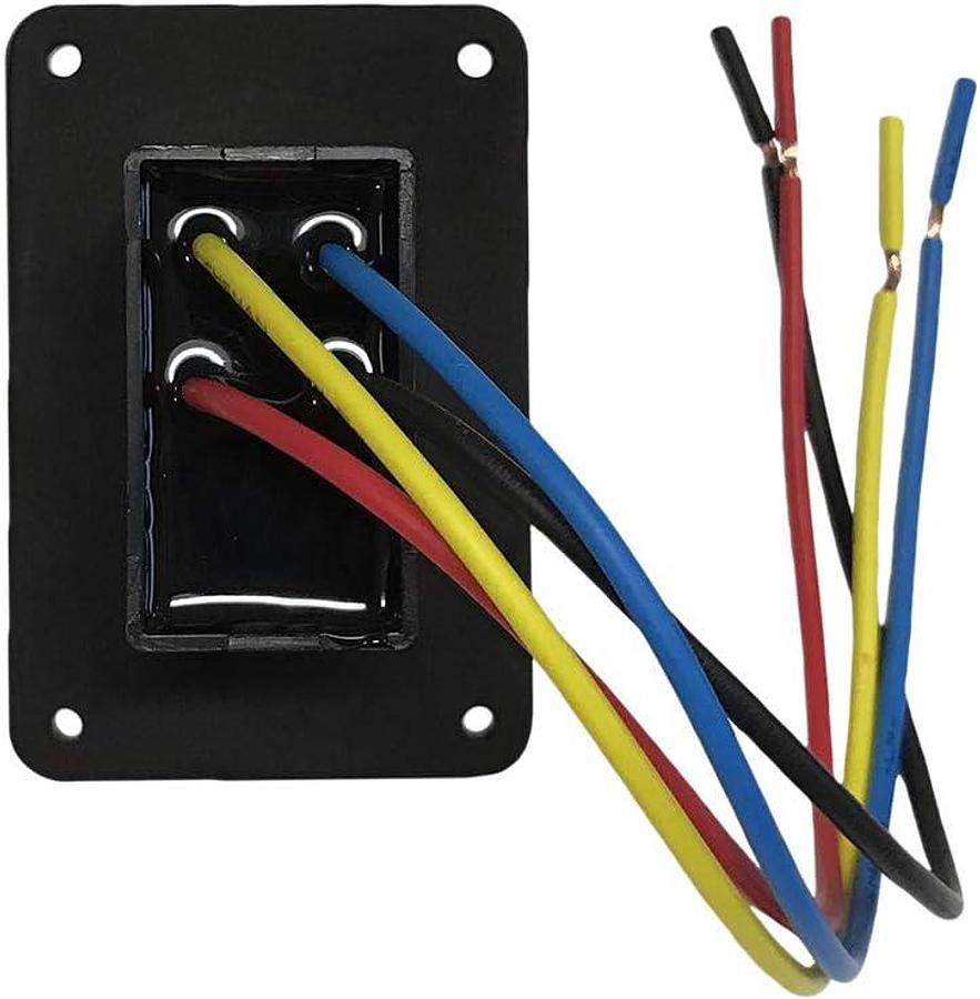 Lippert Replacement Power Stabilizer Extend/Retract Switch with Rocker Style Operation, IP66-Rated Waterproof Assembly (Installation Hardware Not Included) - 387874