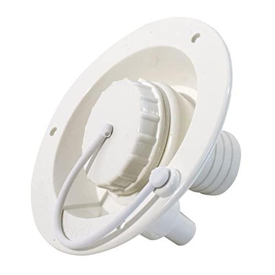 Valterra A01-2003VP Gravity Water Inlet - White (Carded)