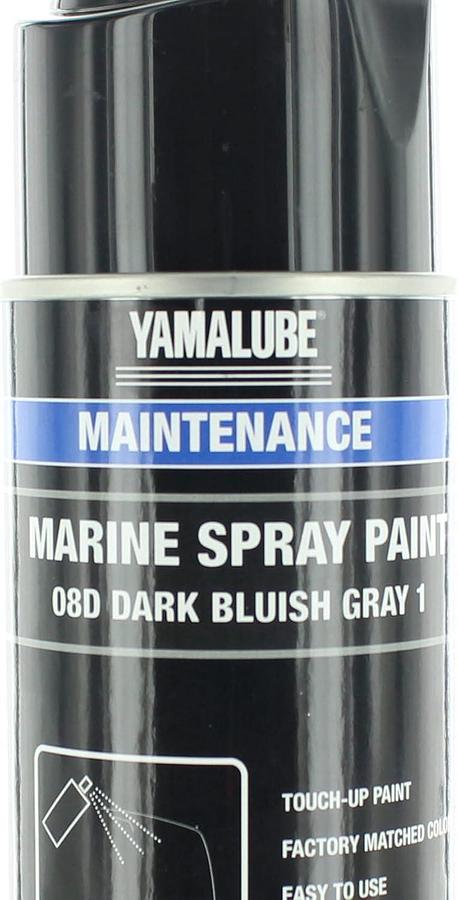YAMAHA Original OEM Yamalube ACC-MRNPA-IT-8D Marine Spray Paint Yamalube OEM, Dark Bluish Grey, (1) 12 oz Spray Cans…