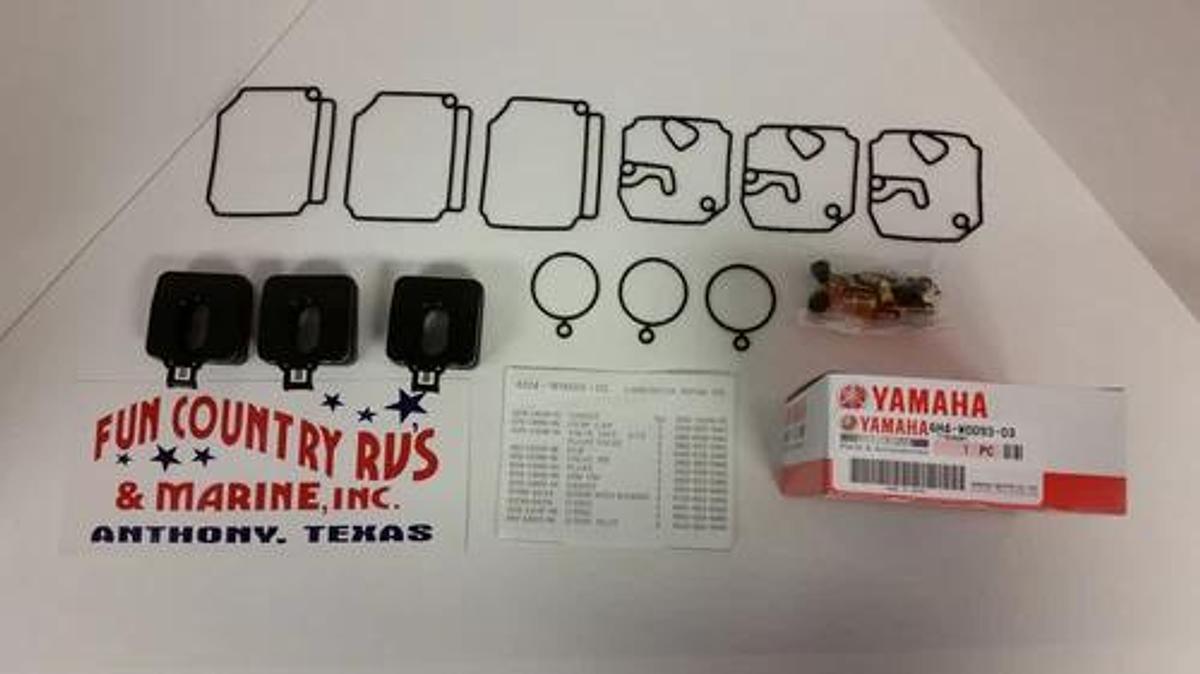 Yamaha Outboard New OEM Carb Carburetor Repair Kit 6H4-W0093-03-00 40hp, 50hp