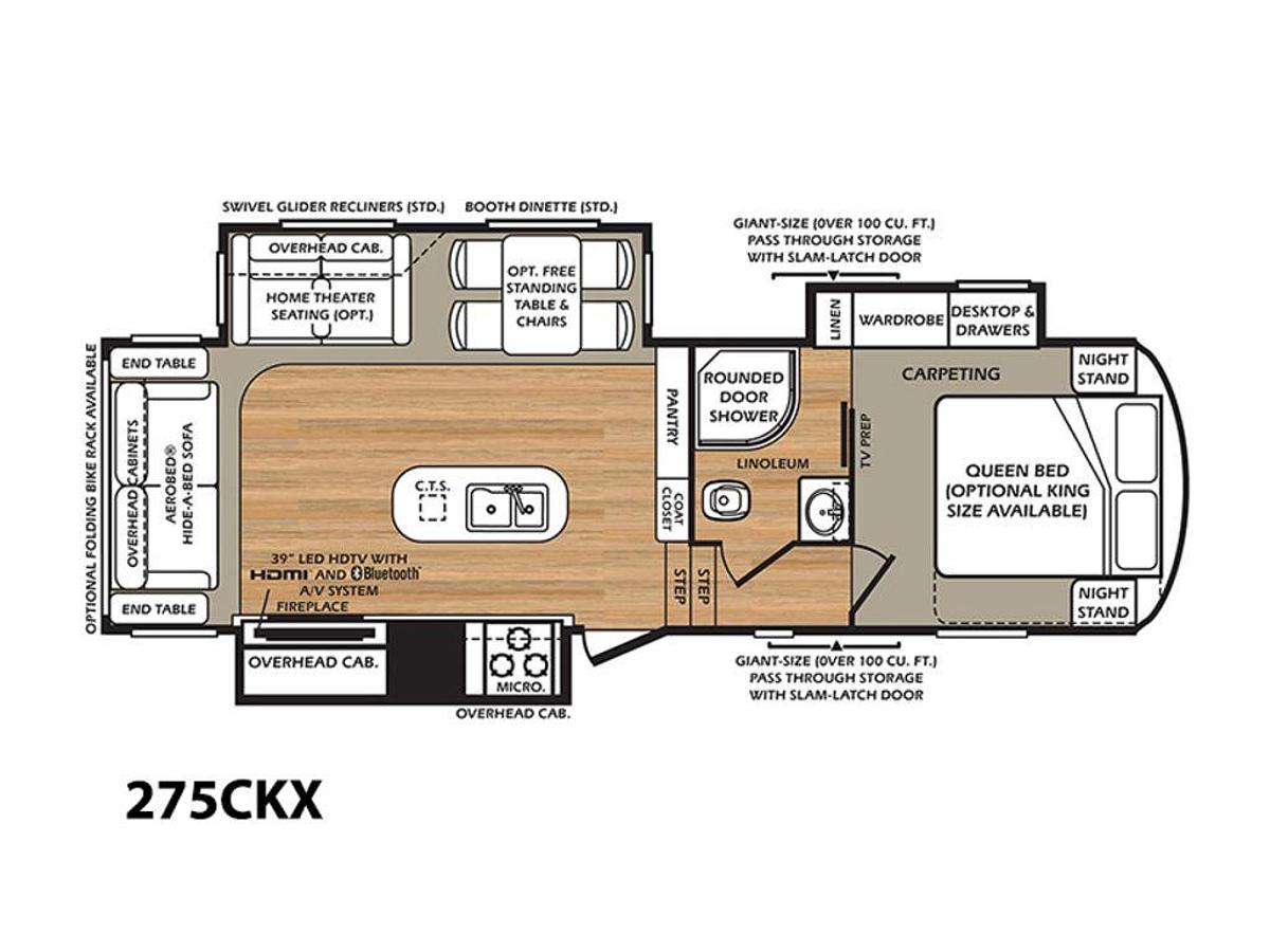 Used 2015 Forest River Wildcat 275CKX