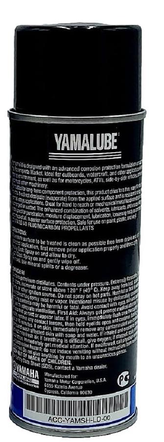 Yamaha Original OEM Yamalube ACC-YAMSH-LD-00 Rust and Corrosion Protection Waterproof Lubricant Yamalube OEM - (1) 12 oz Spray Cans…