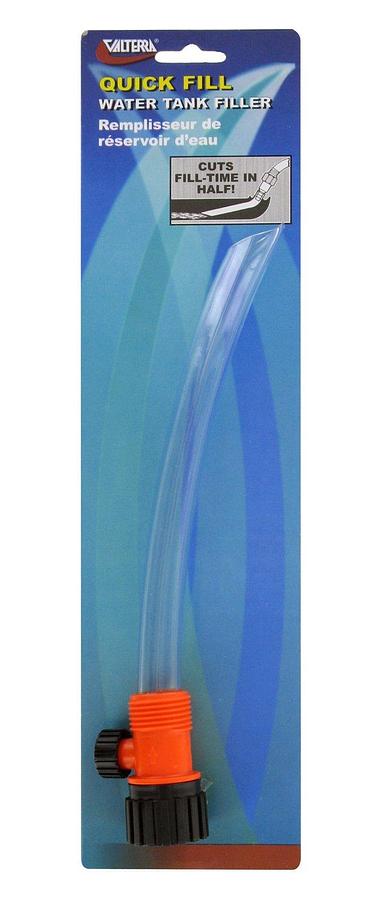 Valterra A01-0031VP Quick Fill Pigtail with Shut-Off - Clear