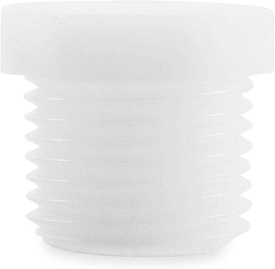 Camco 11630 Water Heater Drain Plug - Pack of 2,1/2 Inch, White