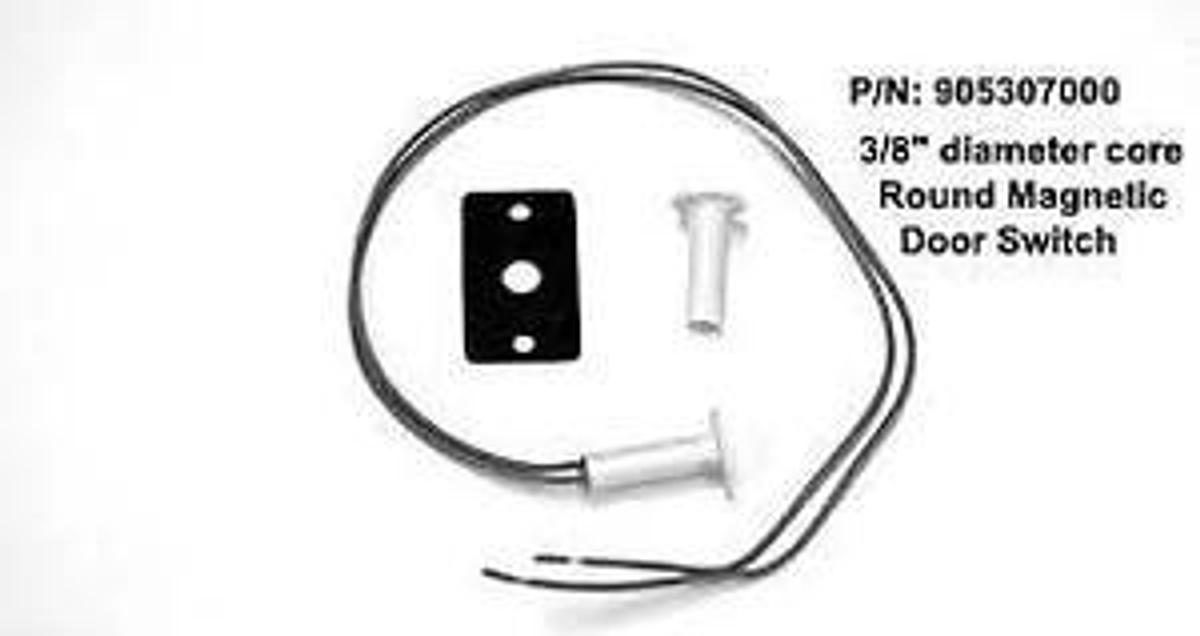 Kwikee White RV Electric Step Round Magnetic Door Switch