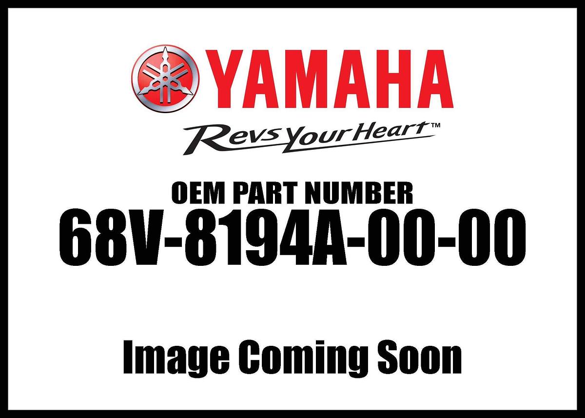 Yamaha 68V-8194A-00-00 Relay; Outboard Waverunner Sterndrive Marine Boat Parts