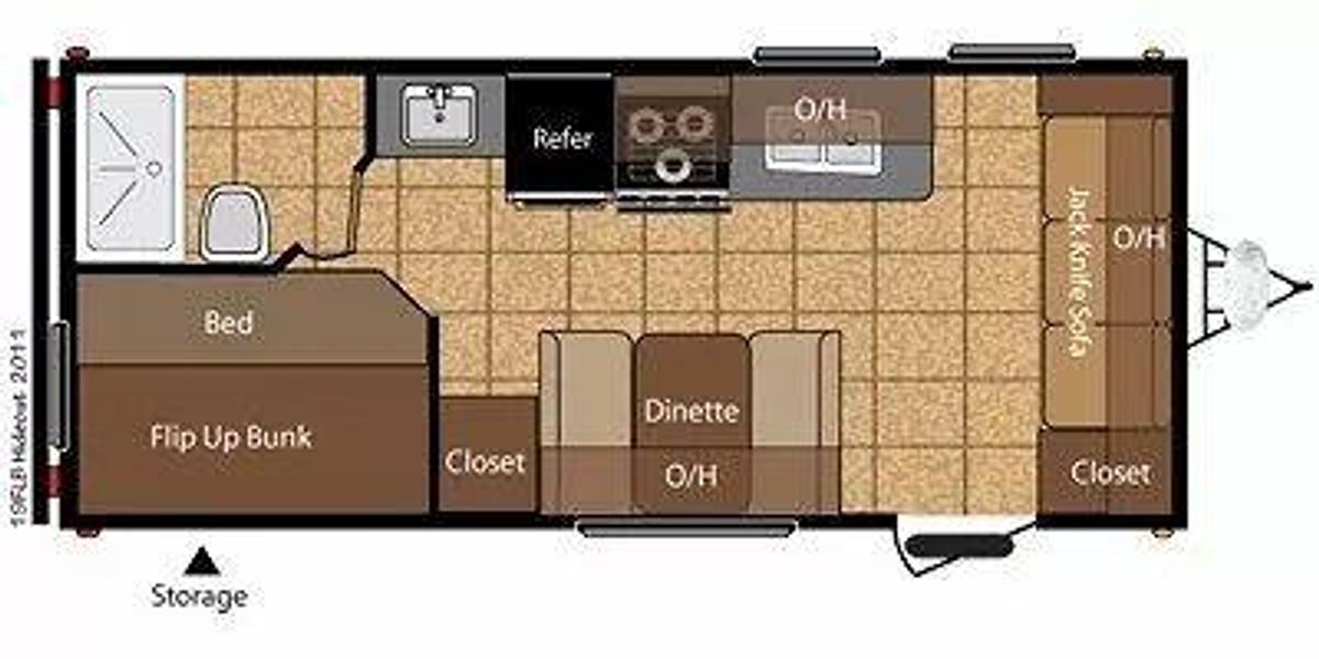 Used 2012 Keystone RV HORNET HIDEOUT 19FLBWE