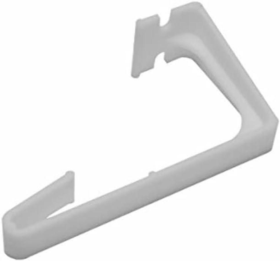 RV Designer A285, Side Curtain Hold Down, Plastic, 2 Per Pack, Window Covering Hardware,White