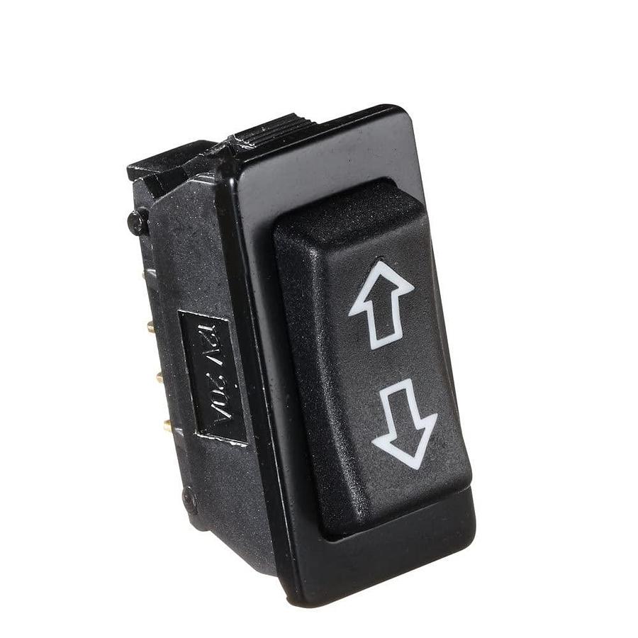 RV Designer S125, Rocker Switch, 20 Amp Continuous, 40 Amp Peak, Black