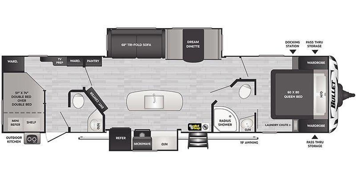 Used 2023 Keystone RV BULLET 330BHS