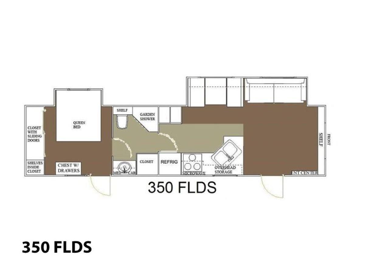 Used 2017 Allen Camper MFG. Idle-Time 350 FLDS