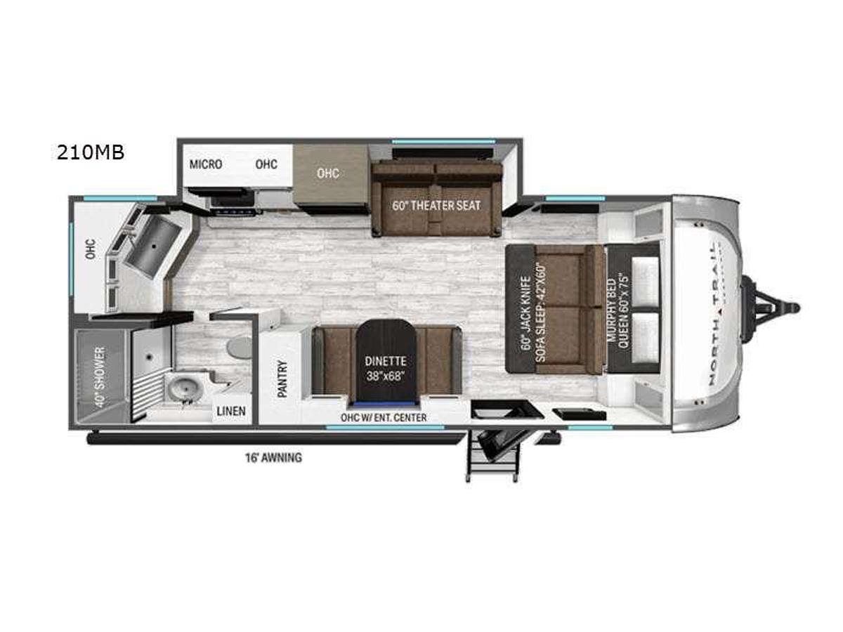 2027 HEARTLAND BY JAYCO NORTH TRAIL 210MB