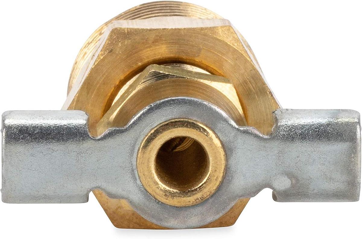 Camco ½" RV Water Heater Replacement Drain Valve - Replace Your RV Water Heater Drain Valve | Simple and Easy Installation | Durable Brass Construction - (11703)