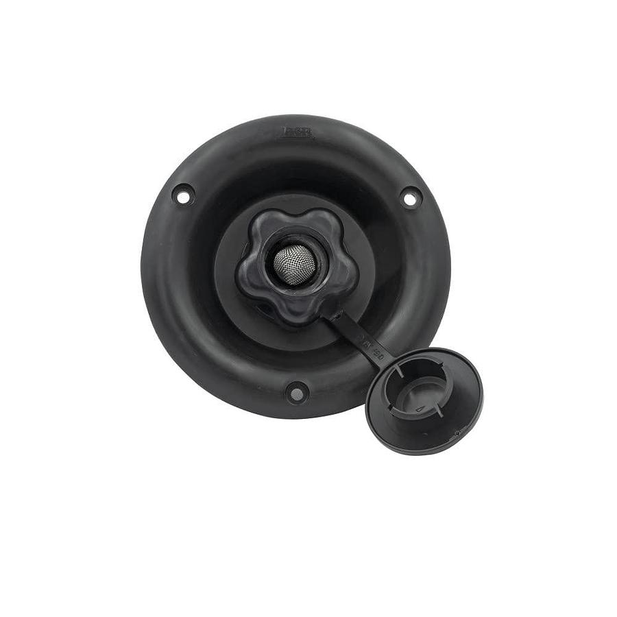 Thetford City Water Inlet Fill Dish with Plastic Check Valve Black PN 94221