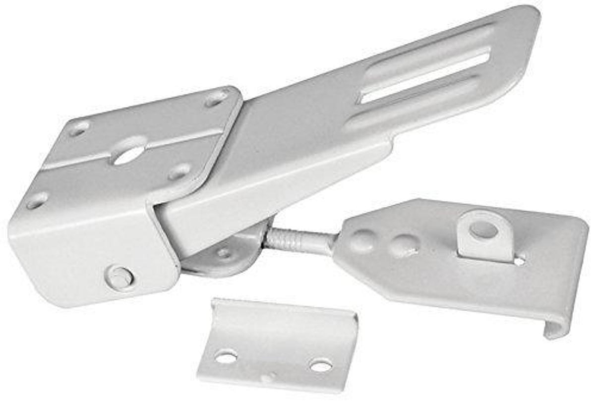 RV Designer E316 White Folding Camper Lid Latch (Quantity 3)