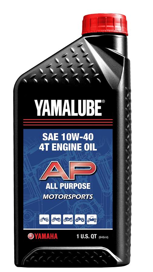 Yamaha LUB-10W40-AP-12 Yamalube 10W40 All Performance Oil Quart; LUB10W40AP12 Made by Yamaha