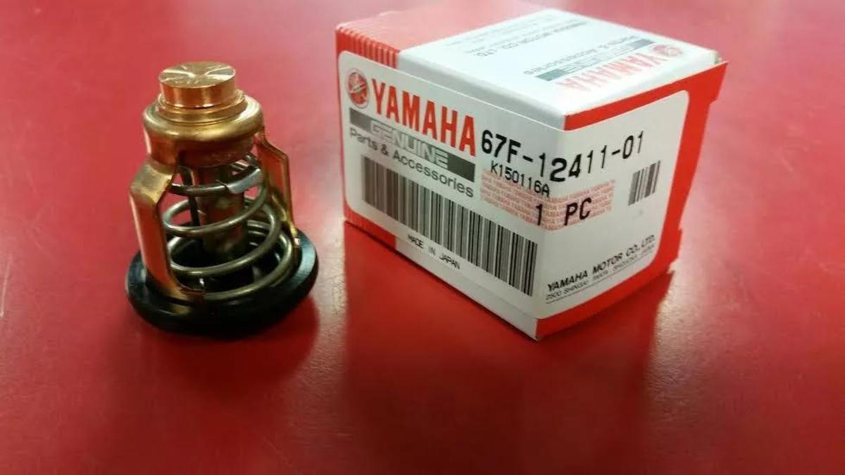 Genuine Yamaha Outboard Thermostat 67F-12411-01-00 – Fits F75, F90, F150, F200, F225, F250 – Fast Same-Day Shipping