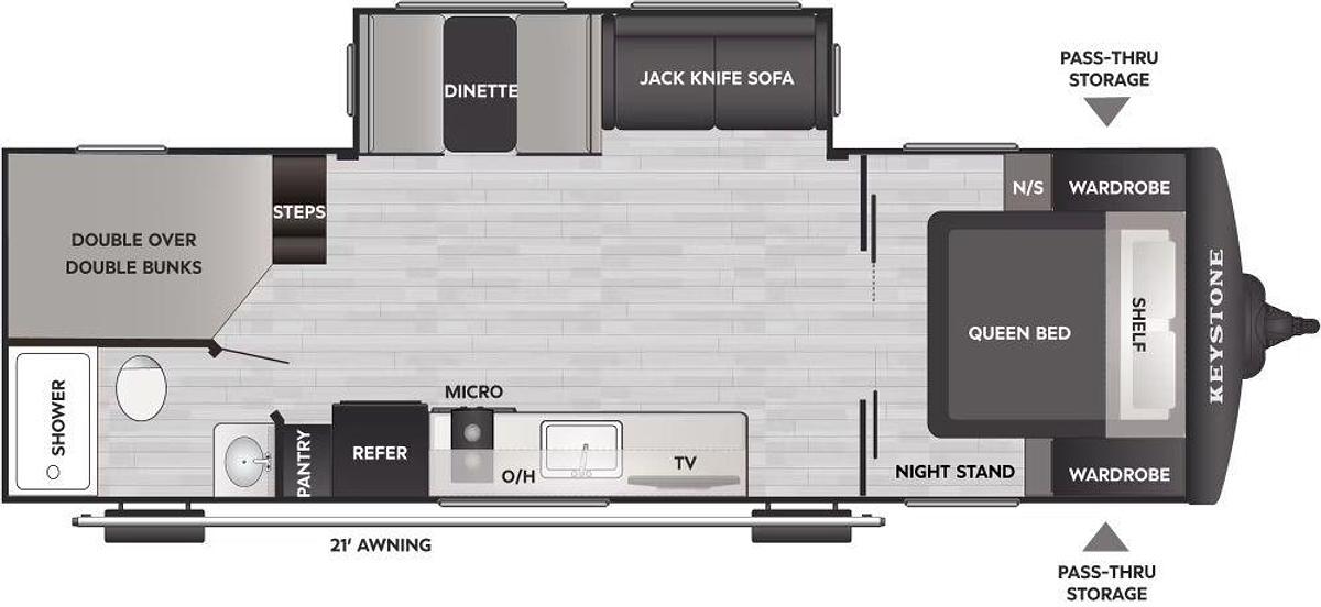 2026 Keystone RV BULLET CLASSIC 26BHC