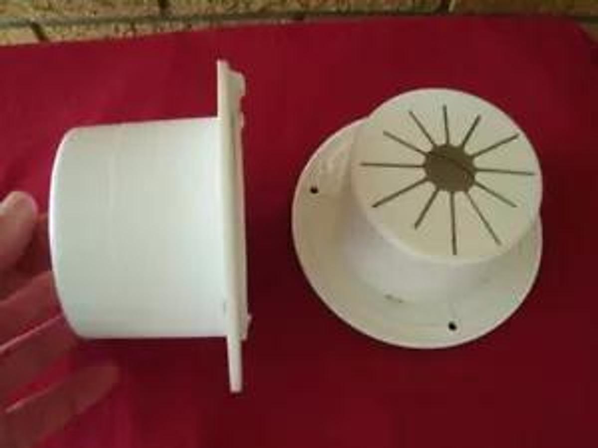 New RV electric Power Cord Cable Hatch door camper trailer white with back B&B