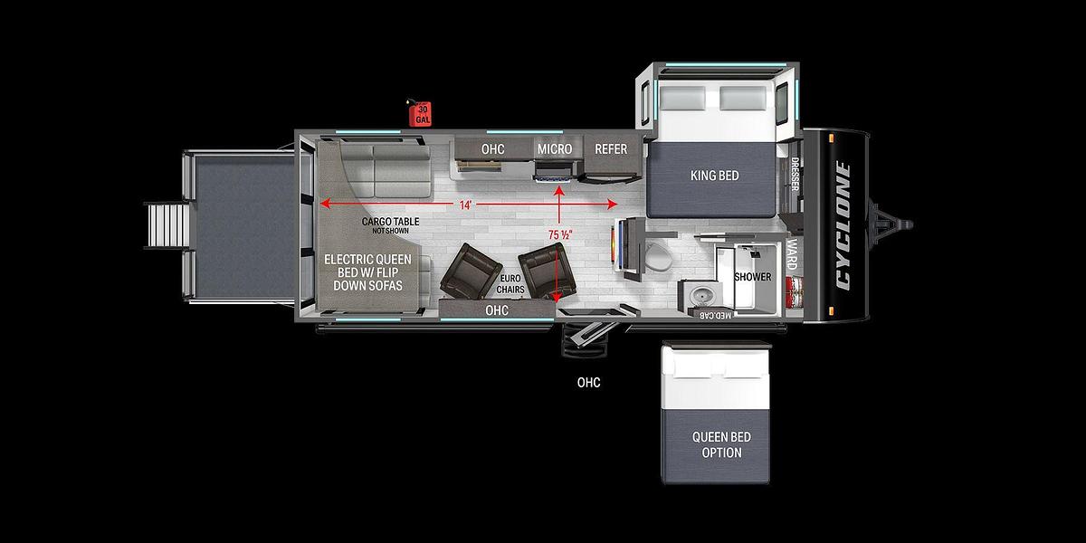 2027 HEARTLAND BY JAYCO CYCLONE 2214