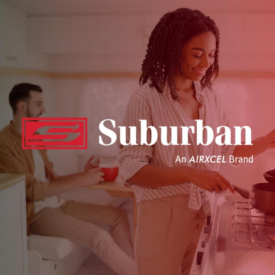 Suburban Mfg Co 234229 Switch & Lite W/Plate Black