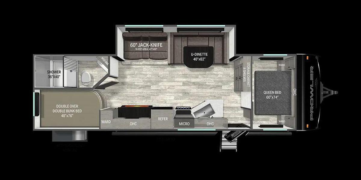 2027 HEARTLAND BY JAYCO PROWLER 2802BHS