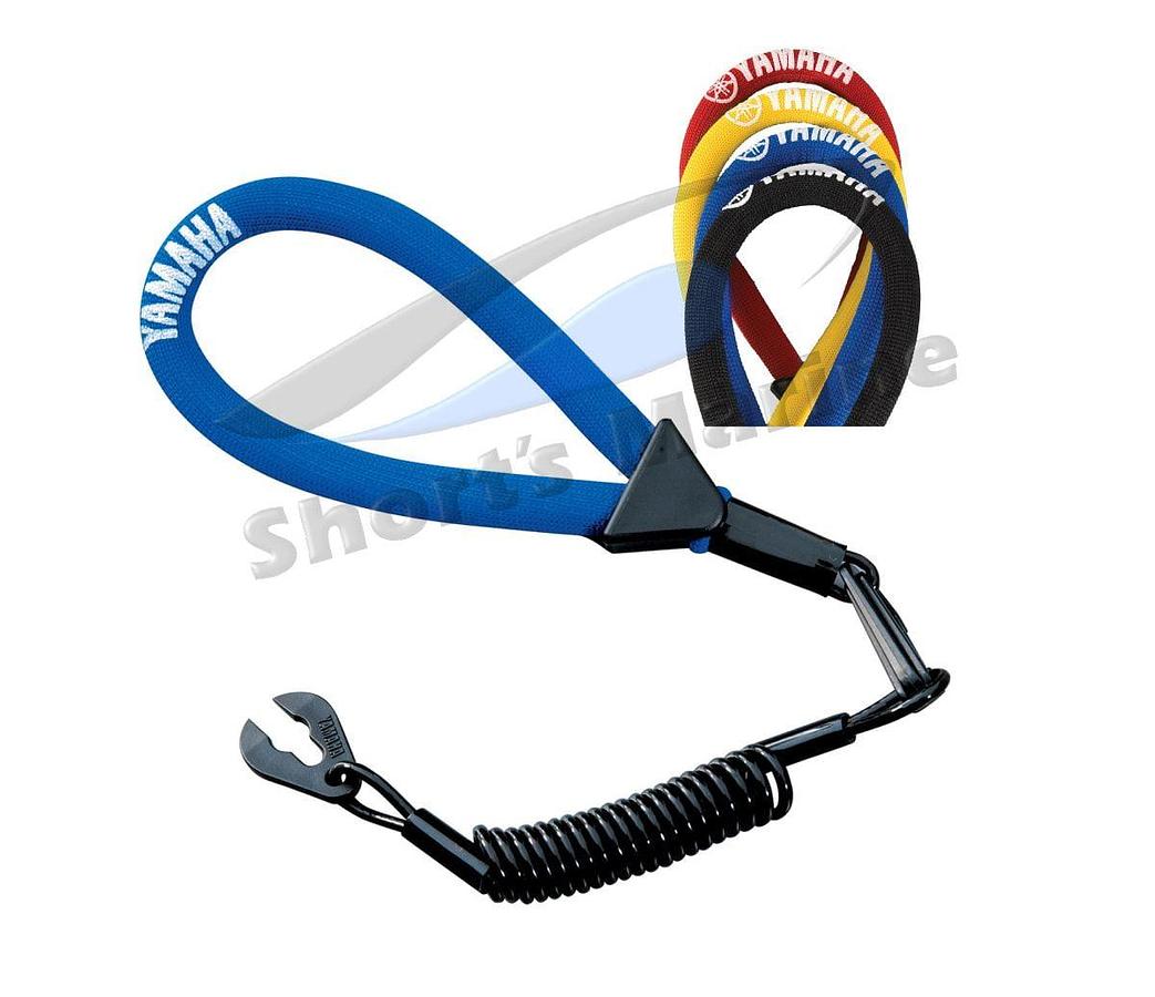 Yamaha OEM WaveRunner PWC Watercraft Floating Lanyard - Black MWV-LANCD-00-BK; MWVLANCD00BK