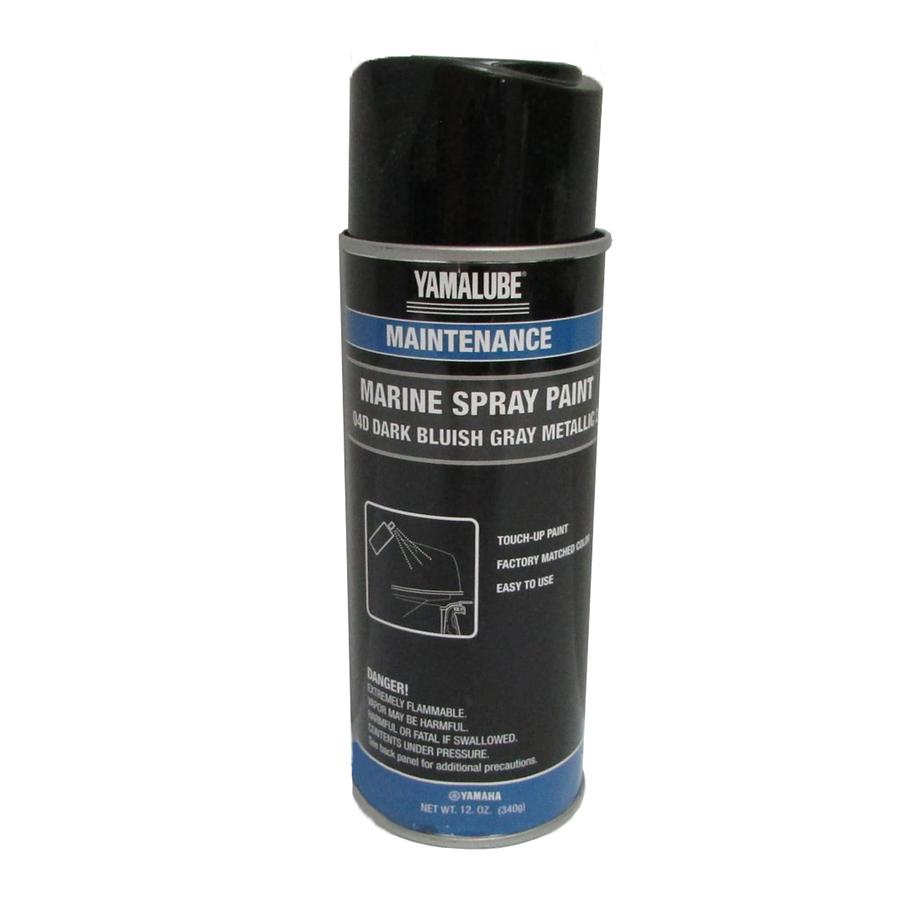 Yamaha ACC-MRNPA-IT-4D Marine Spray Paint 04D, Dark Bluish Gray Metallic
