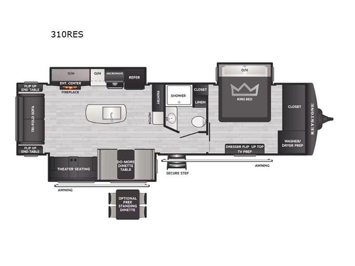2026 Keystone RV BULLET PREMIUM 310RES