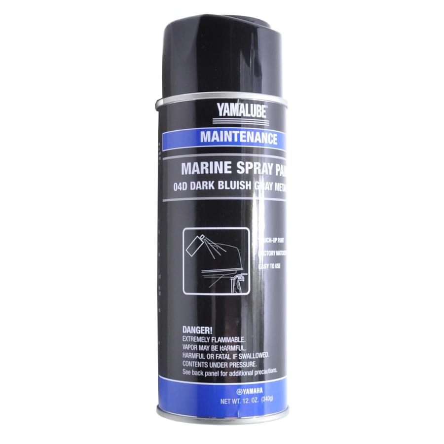 Yamaha ACC-MRNPA-IT-4D Marine Spray Paint 04D, Dark Bluish Gray Metallic