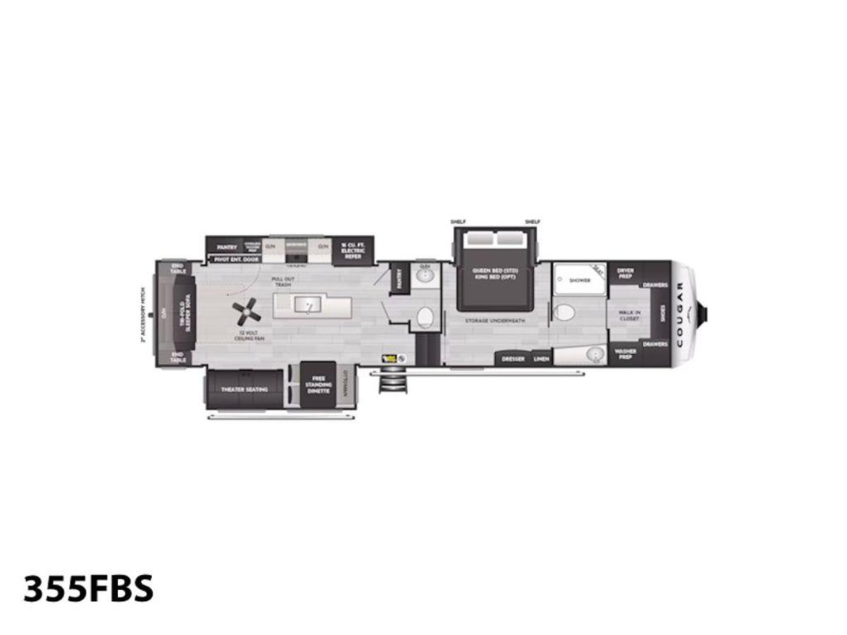 2025 Keystone RV Cougar 355FBS