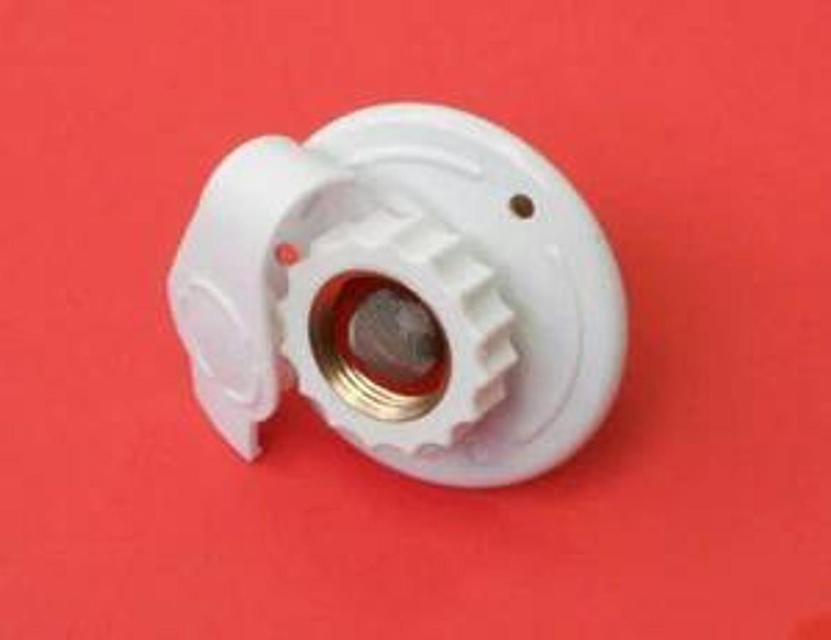 RV white City Water Fill inlet flange Brass w/ check valve RV Parts FPT Female