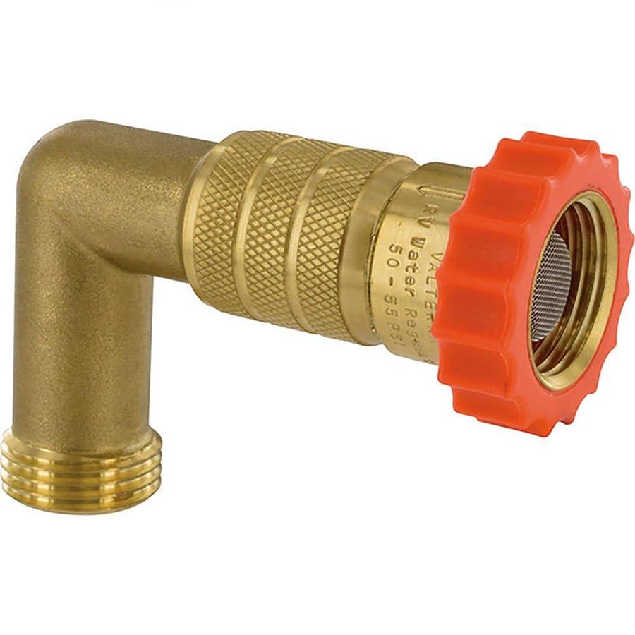 Valterra A01-2222VP Water Regulator 40-50 PSI with 90 Degree Hose Saver Lead Free