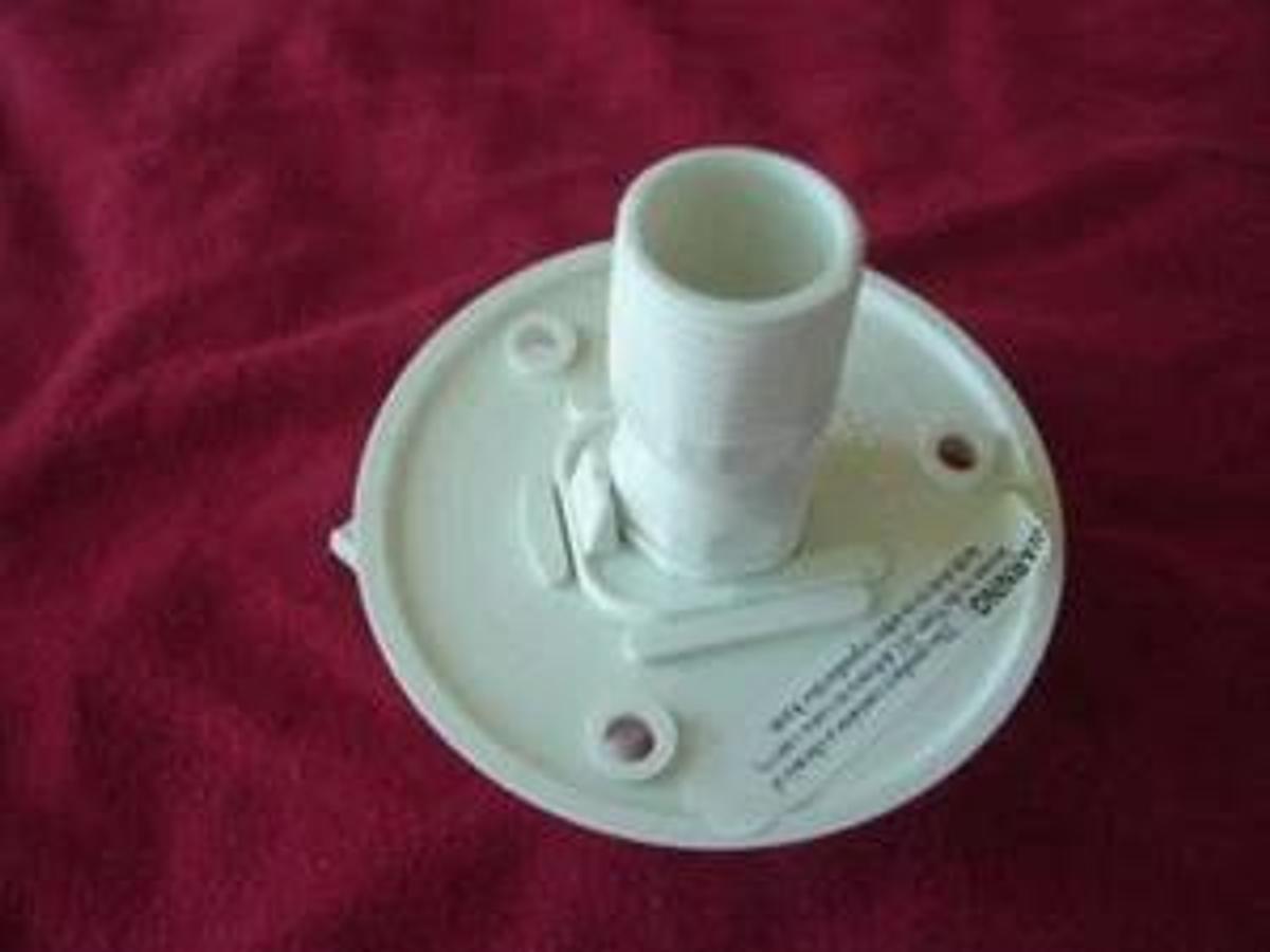 RV white City Water Fill inlet flange Valterrra w/ check valve trailer marine