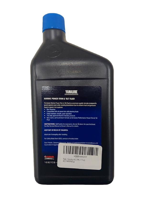 Yamaha Original OEM Yamalube ACC-PWRTR-MF-32 Performance Power Trim and Tilt Fuid Yamalube OEM - 1 Quart