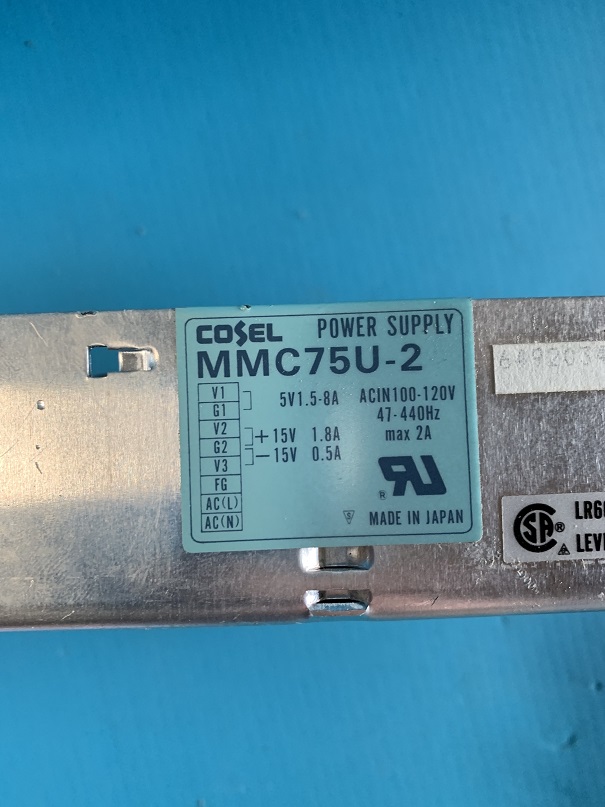 Used cosel Power Supply MMC75-1