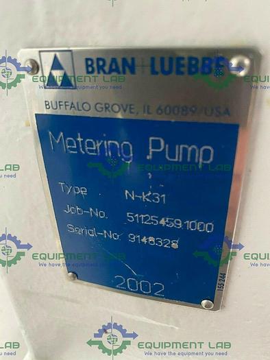 Used Lot of 4- Stainless Steel 142mm Membrane Disc Filter w/ N-K31 Pump & 1.5HP Motor