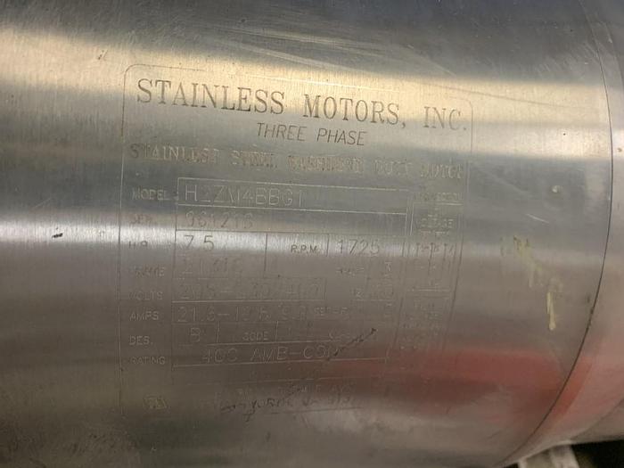 Used Pump, Waukesha, Mdl 220U2, 7.5 HP, 4" In/Out #C743877