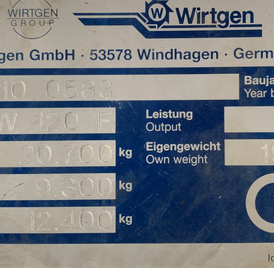 Usado 2008 Wirtgen W 120F