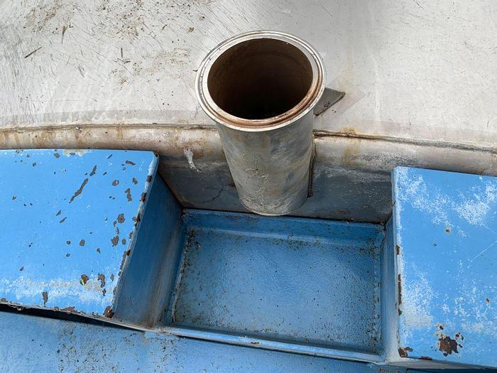 Used Tank, 7,500 Gallon, S/st, 10'2" x 14', On Stand, #S744296