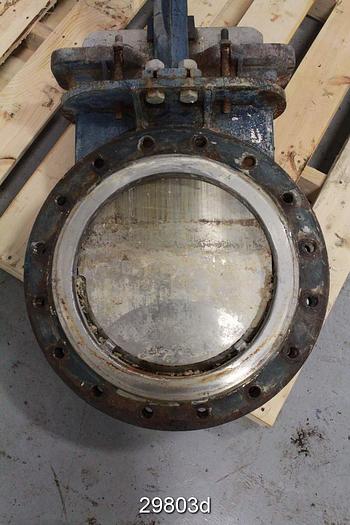 Used Fabri 16" Hand Operated Knife Gate Valve #29803
