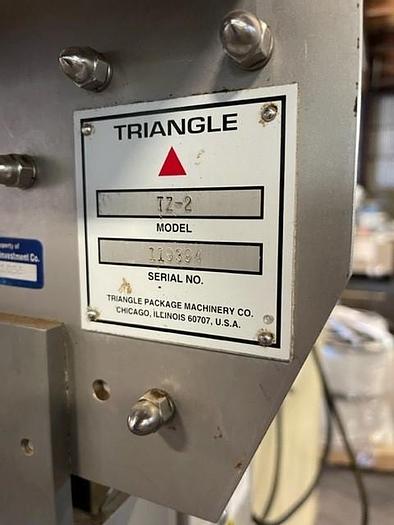 Used Triangle Vertical  Single Tube Form, Fill & Seal Bagger