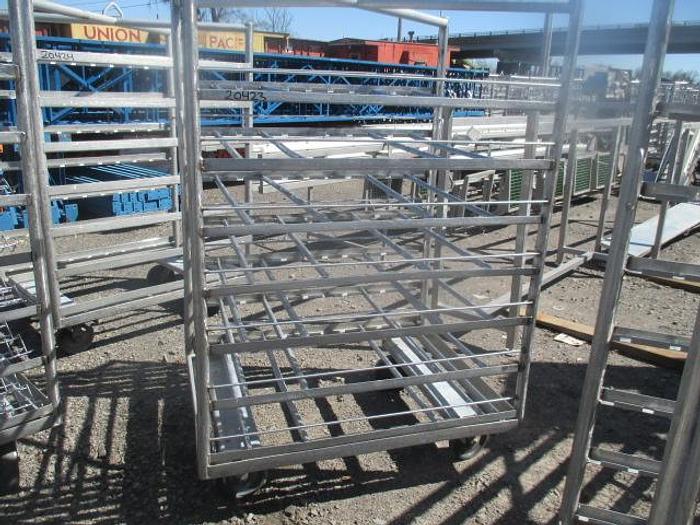 Used Stainless Steel Meat Racks;3'W 42"L 74"T